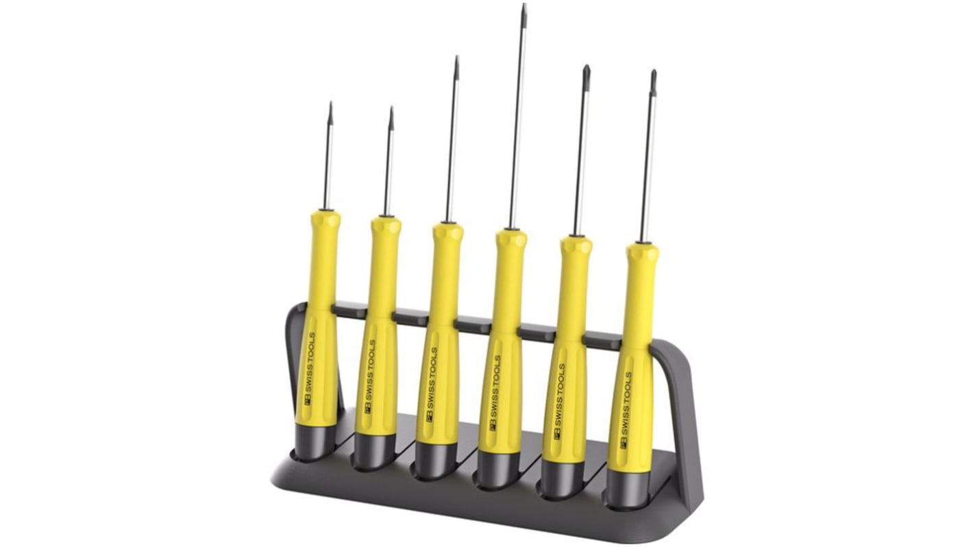 Phillips, Slotted Electronic Screwdriver Set, 6-Piece