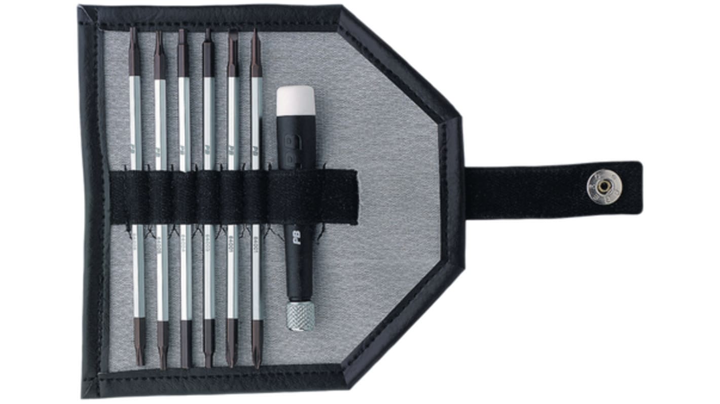 Hexagon, Phillips, Torx Interchangeable Blade, 7-Piece