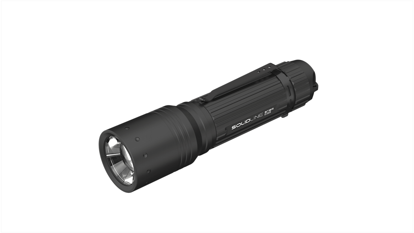 ST8R Xtreme LED Torch Black - Rechargeable 600 lm, 153 mm