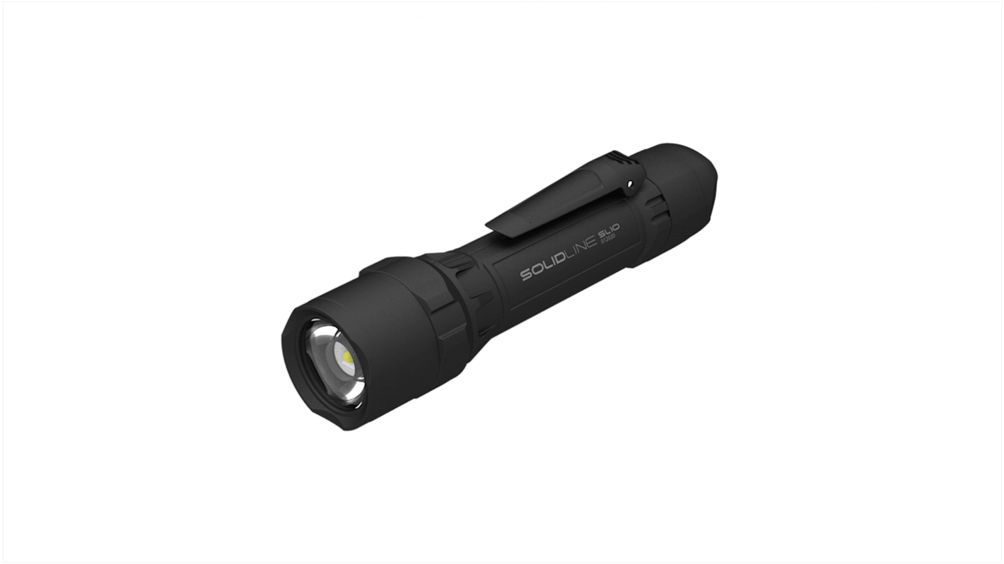 High Power LED Torch Black 750 lm, 200 mm