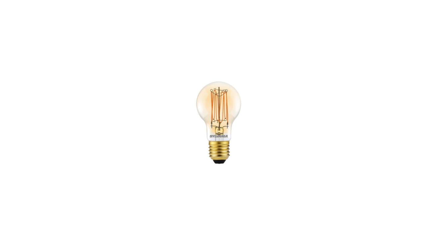 Sylvania ToLEDo Vintage GLS DIMMABLE E27 GLS LED Bulb 7 W(45W), 2000K, Candlelight, Round shape