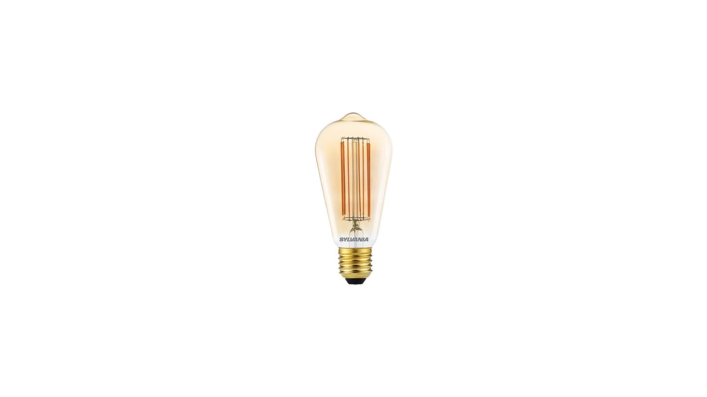 Sylvania ToLEDo Vintage E27 LED Bulbs 7 W(50W), 2000K, Candlelight