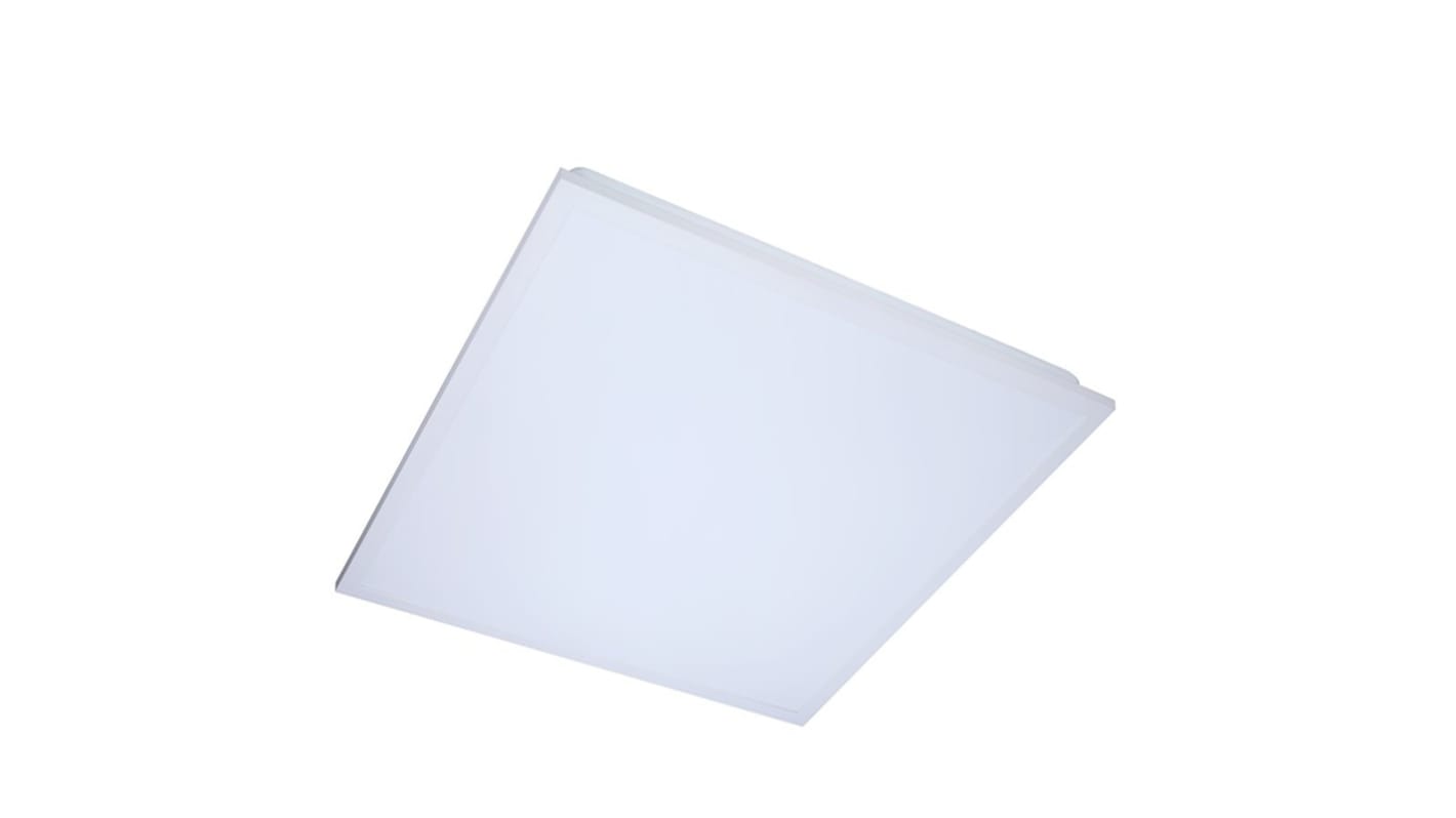 36 W Square LED Panel Light, Neutral White, L 595 mm W 595 mm