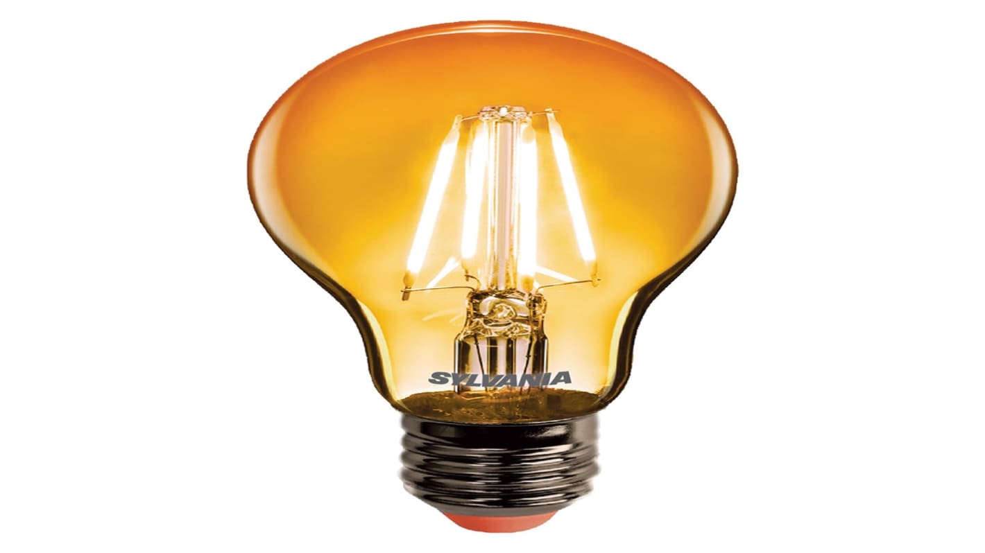 ToLEDo Retro Chroma A60 Orange E27 SL E27 LED Bulbs 4 W, Orange, Pear shape