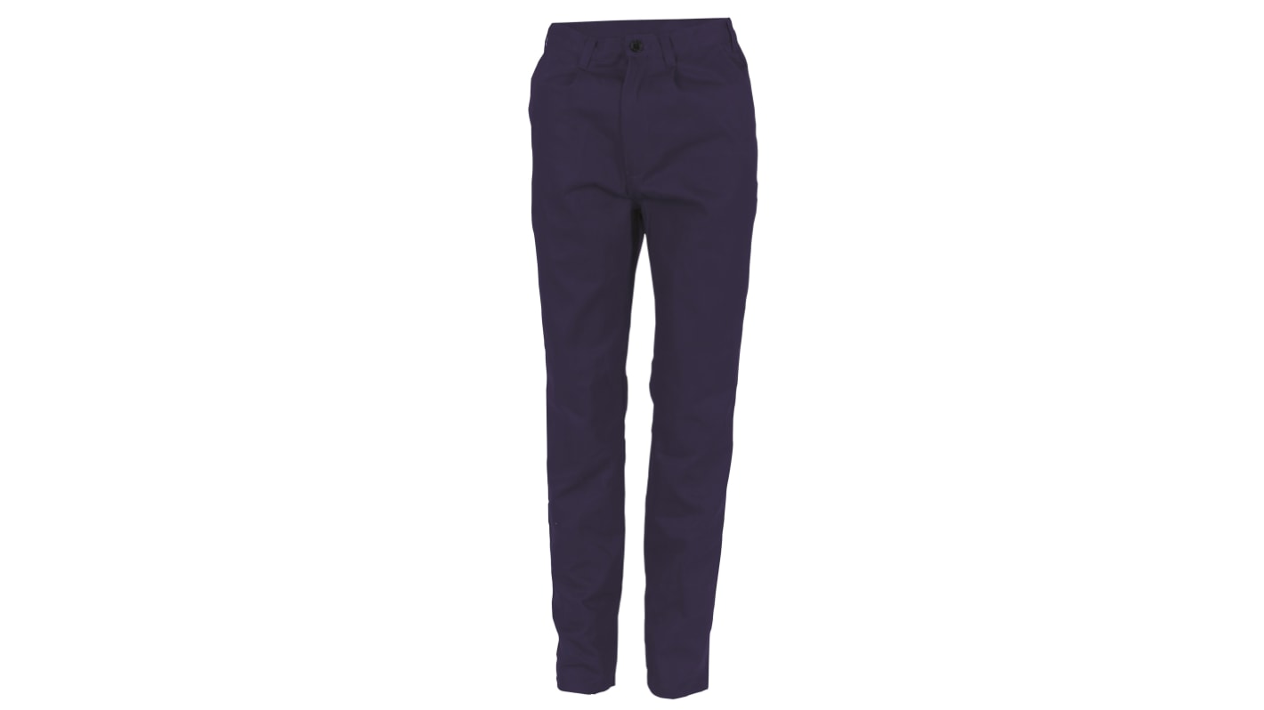 The Uniform Place 3321 Navy Women's 100% Cotton Anti-Static Trousers , 87cm Waist