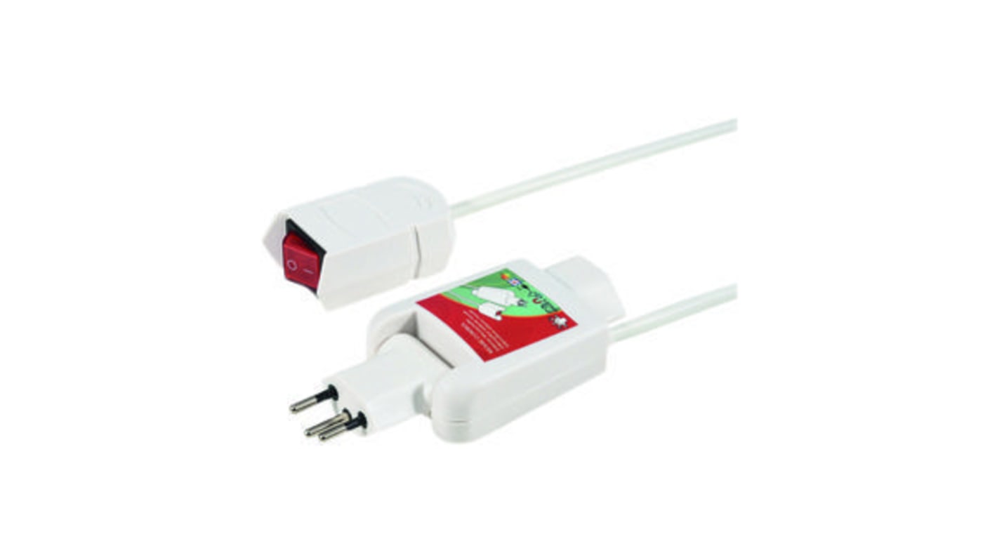 Unidad de distribución de potencia, , 1 conector conectores, Cable 2m, 10A, 230 V