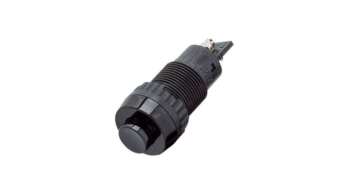 1.01.102 Series Push Button Switch, Momentary, Panel Mount, 16.2mm Cutout, 1NC, 250V ac, IP40, IP65