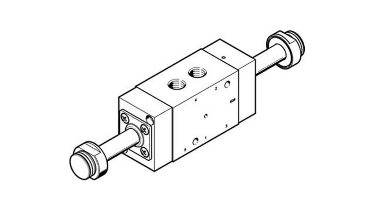 Elettrovalvole per pneumatica, G 1/4, funzione 5/2 Double Solenoid, azionamento Elettrico