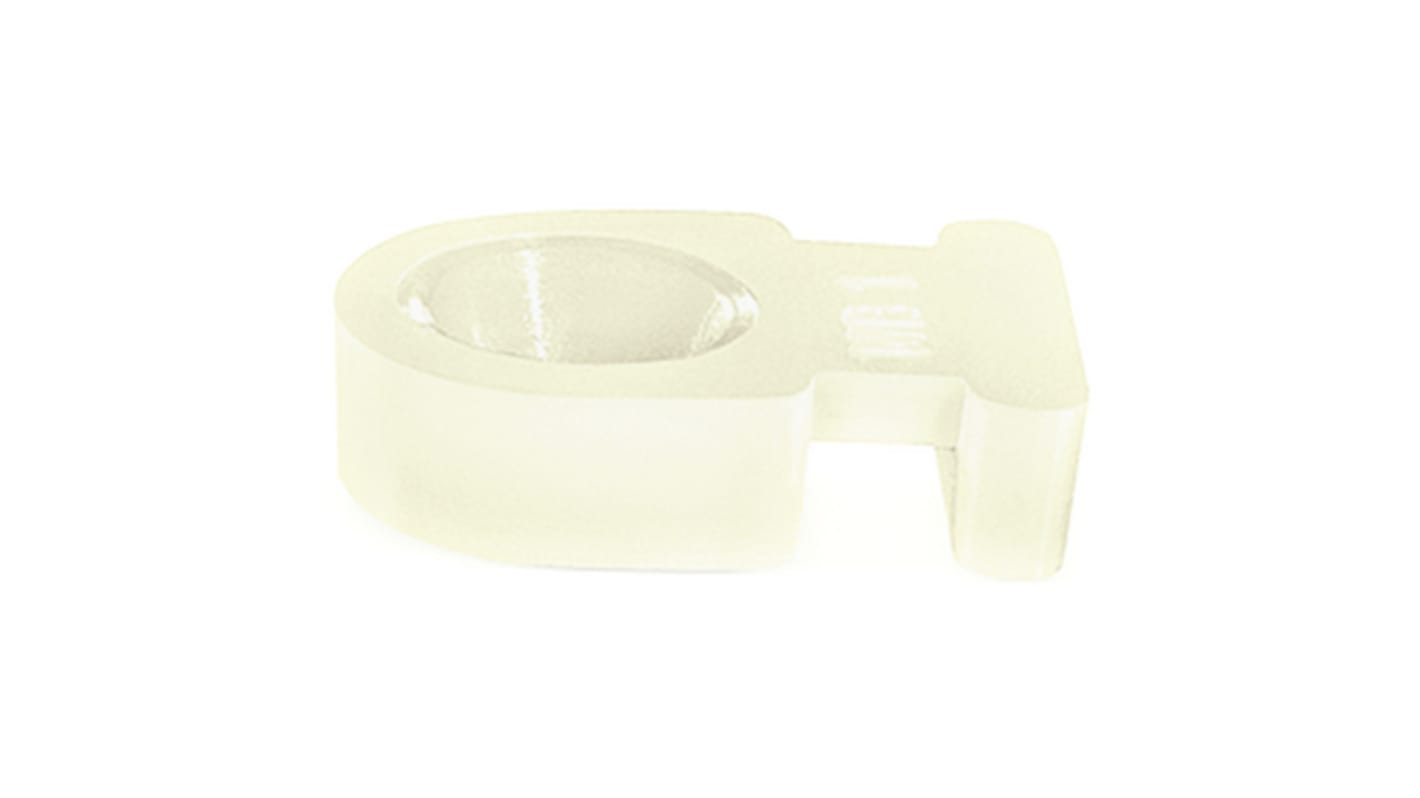 Natural Cable Tie Mount 8 mm x 12.5mm, 2.6mm Max. Cable Tie Width