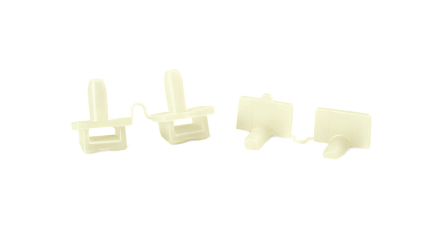 Natural Cable Tie Mount 22 mm x 18mm, 9.3mm Max. Cable Tie Width