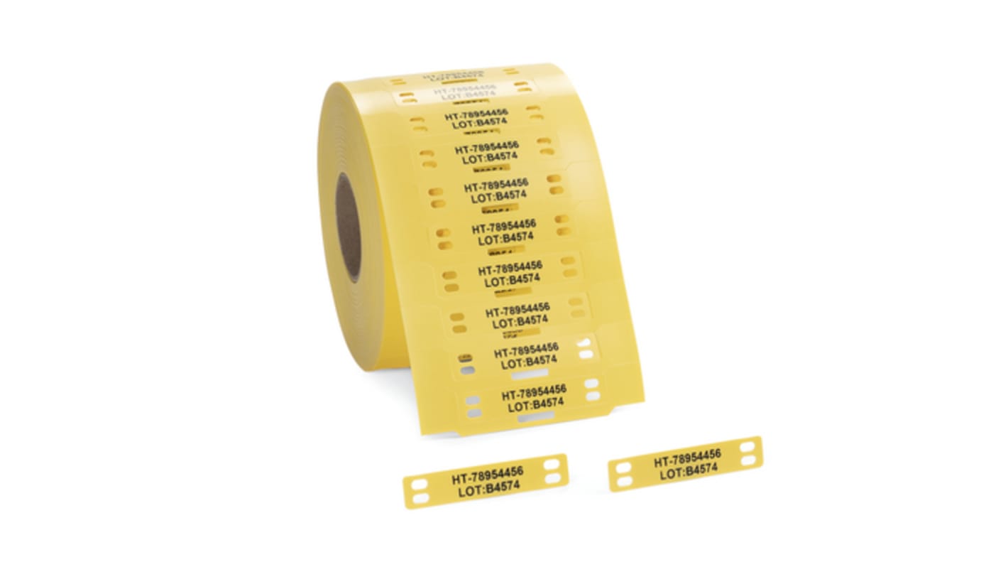 556 Cable Tie Cable Marker, Yellow, for Cable And Wire