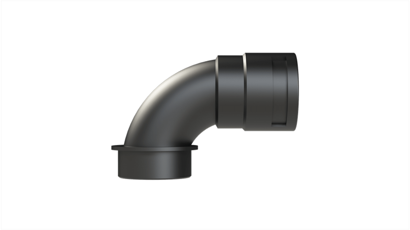 Conduit Fitting, 36mm Nominal Size, M50, Polyamide 6, Black