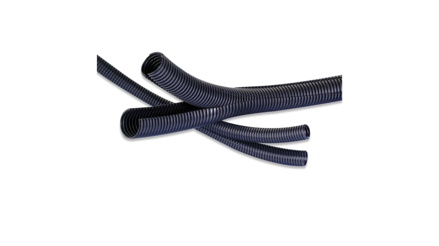 Conducto Divisible, Flexible de Nylon 6 Negro, Ø 14mm