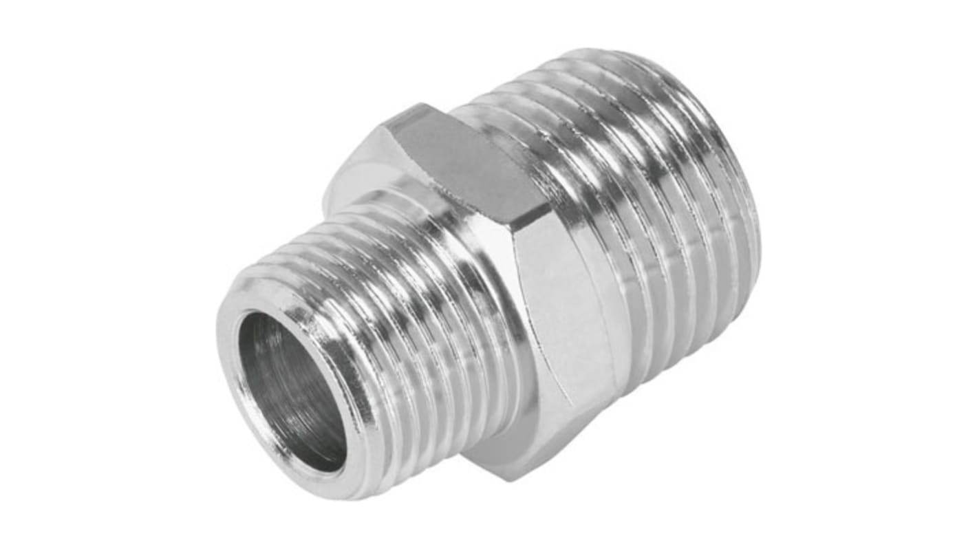 NPFC-D-2R Series Nipple, R 1/2 to R 1/2, Threaded Connection Style, 8030286