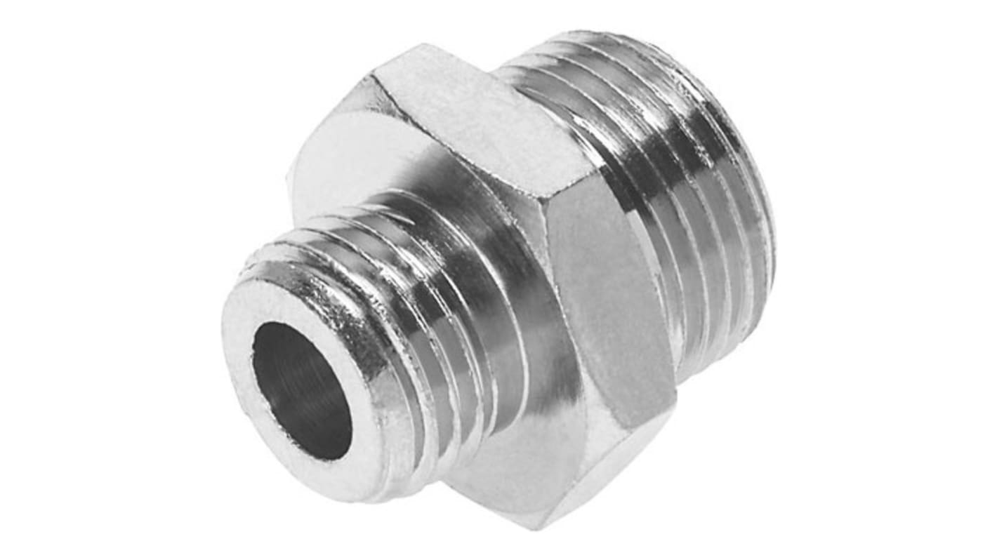 NPFC Series Nipple, M5 to M5, Threaded Connection Style, 8069211