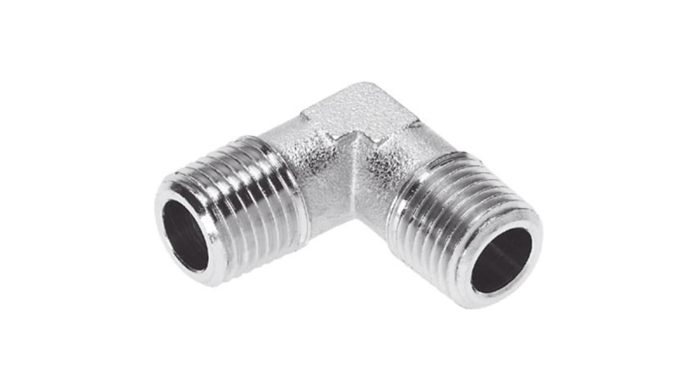 NPFC Series Elbow Fitting, M5 to M5, Threaded Connection Style, 8030222