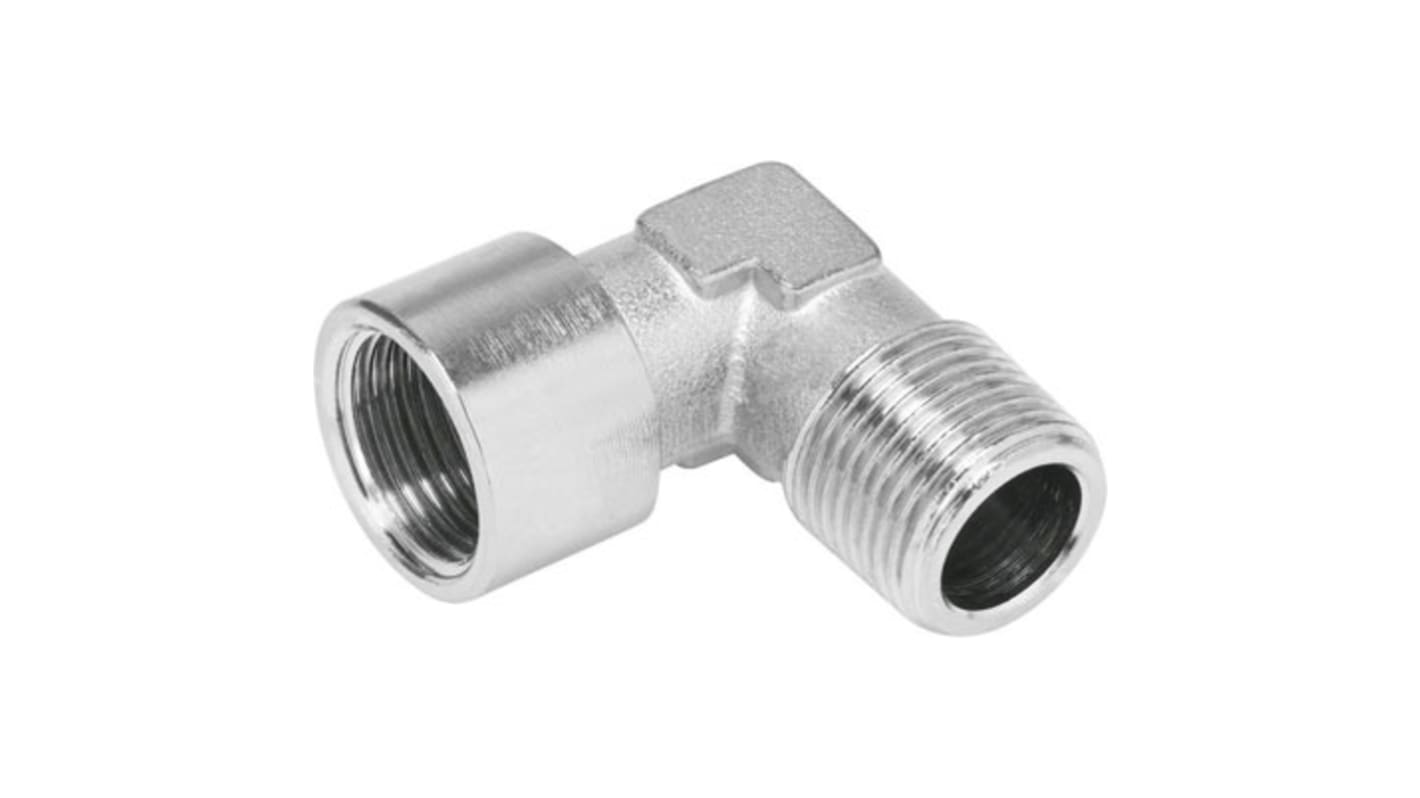 NPFC Series Elbow Fitting, R 1/4 to G 1/4, Threaded Connection Style, 8030217