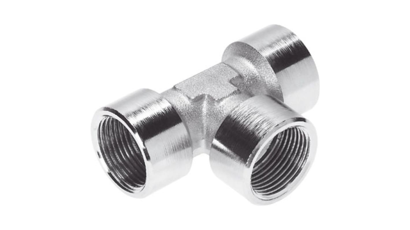 NPFC Series T Fitting, G 1 to G 1, Threaded Connection Style, 8030240