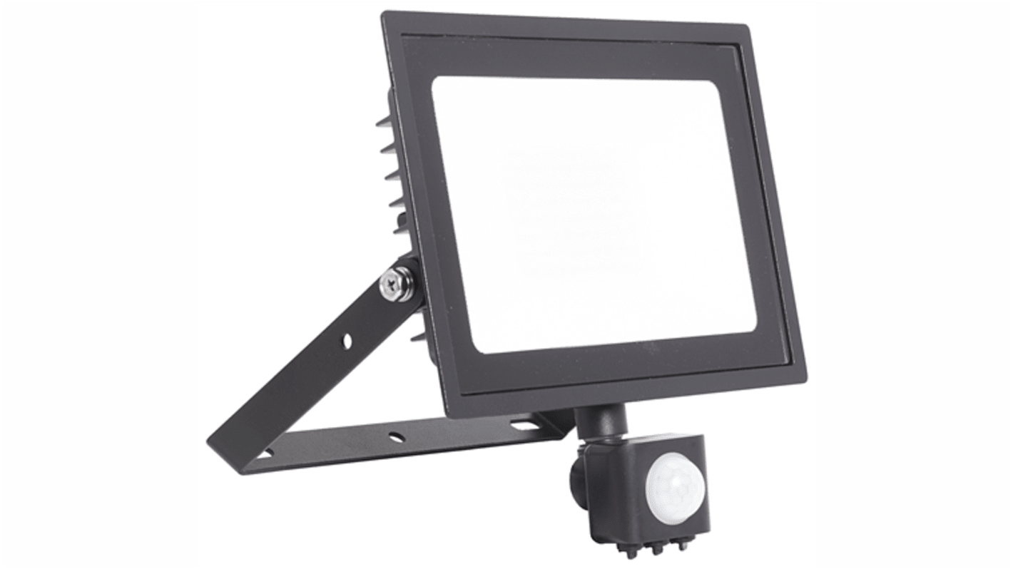 Ansell AEDELED, Security Floodlight, 50 W, 4400 lm, IP44 PIR, 220/240 V