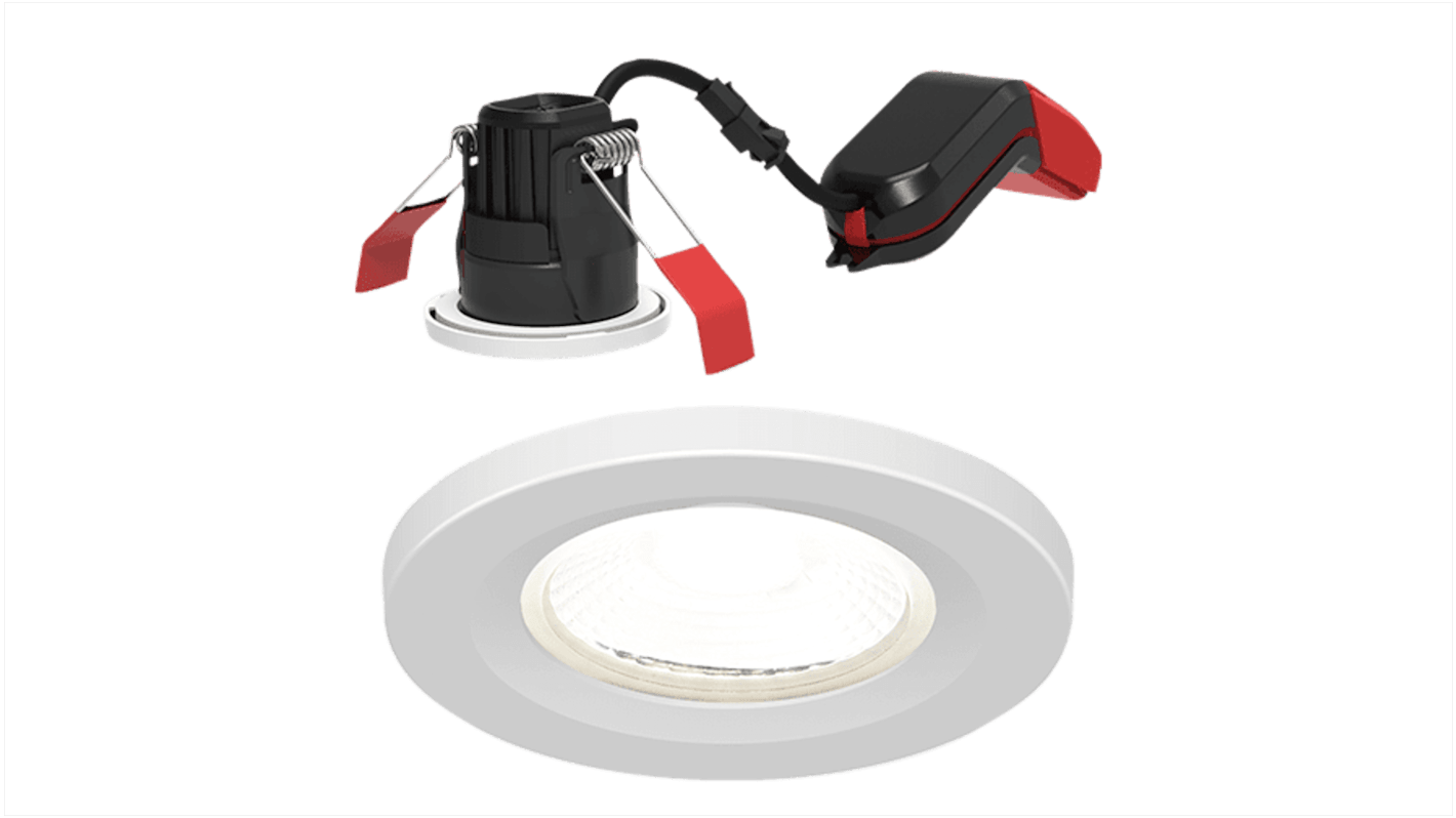 Faretto da incasso LED, 220/240 V, 5 W, 55 x 57 mm