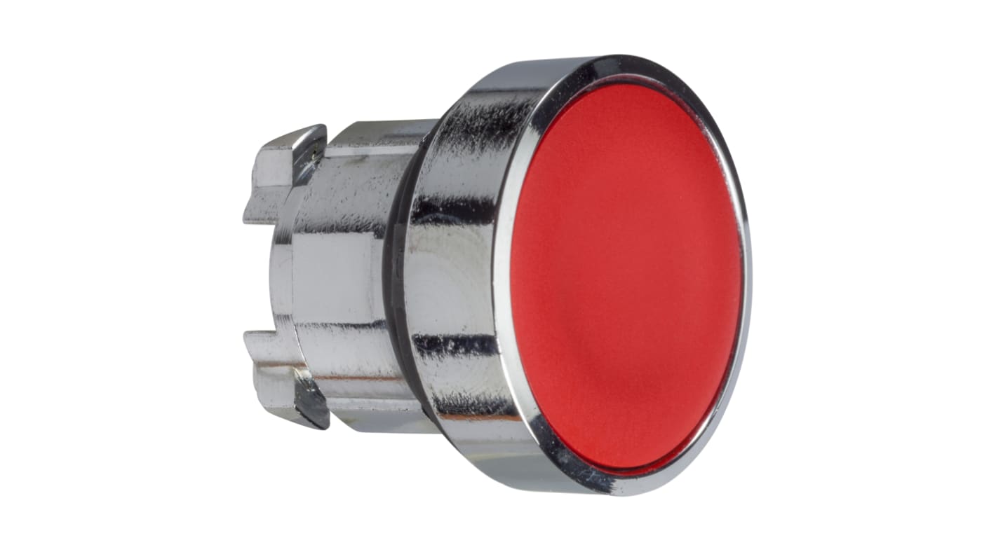 Tête de bouton poussoir Schneider Electric, Harmony XB4 Rouge, Ø découpe 22mm, Accrochage