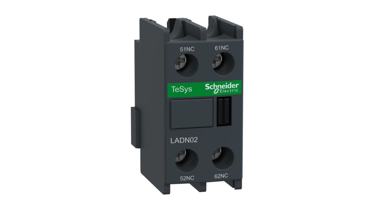 Bloc de contact auxiliaire Schneider Electric TeSys LADN 2 contacts 2 N/F à vis