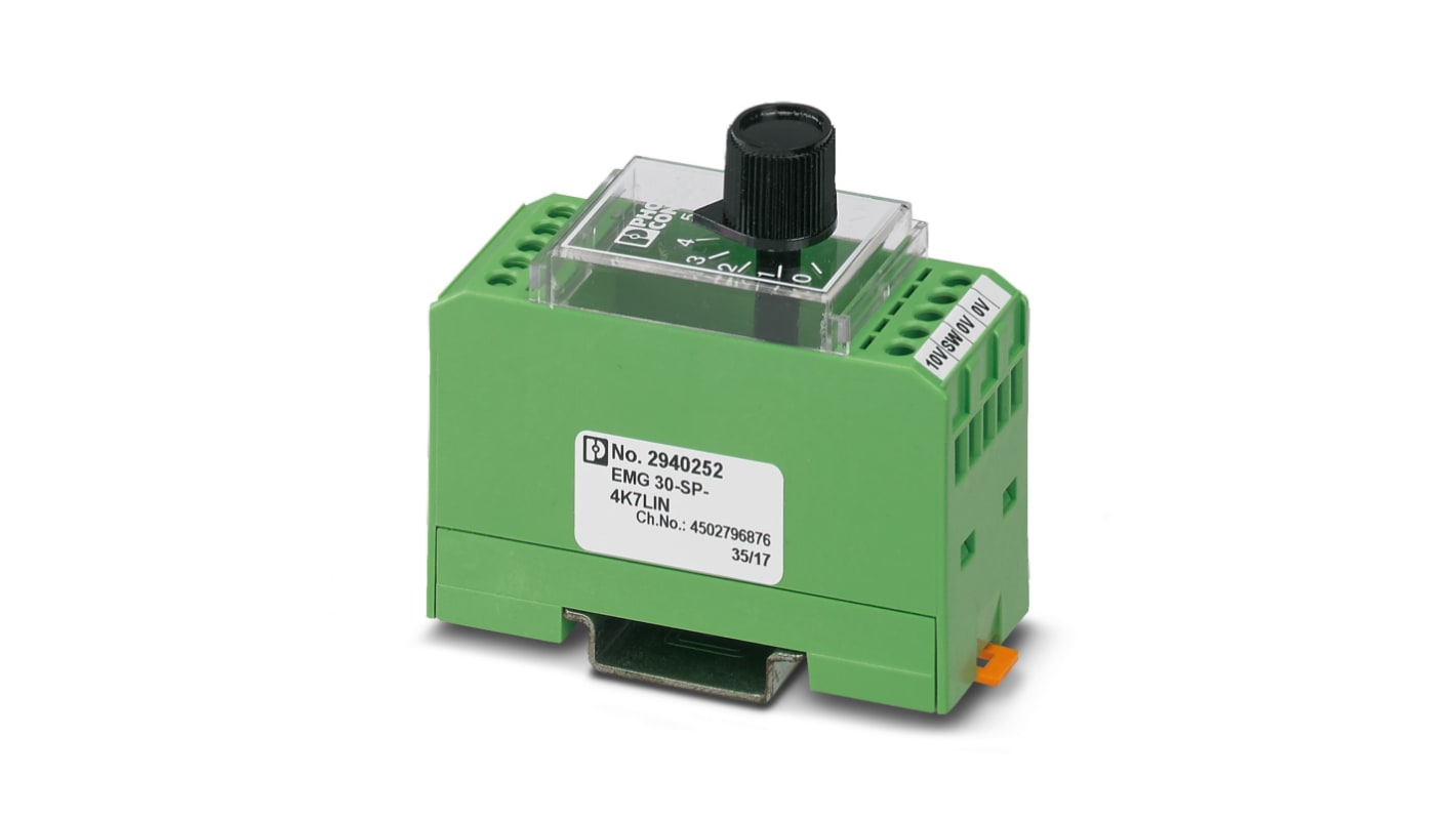 Phoenix Contact DIN-Schiene Potentiometer