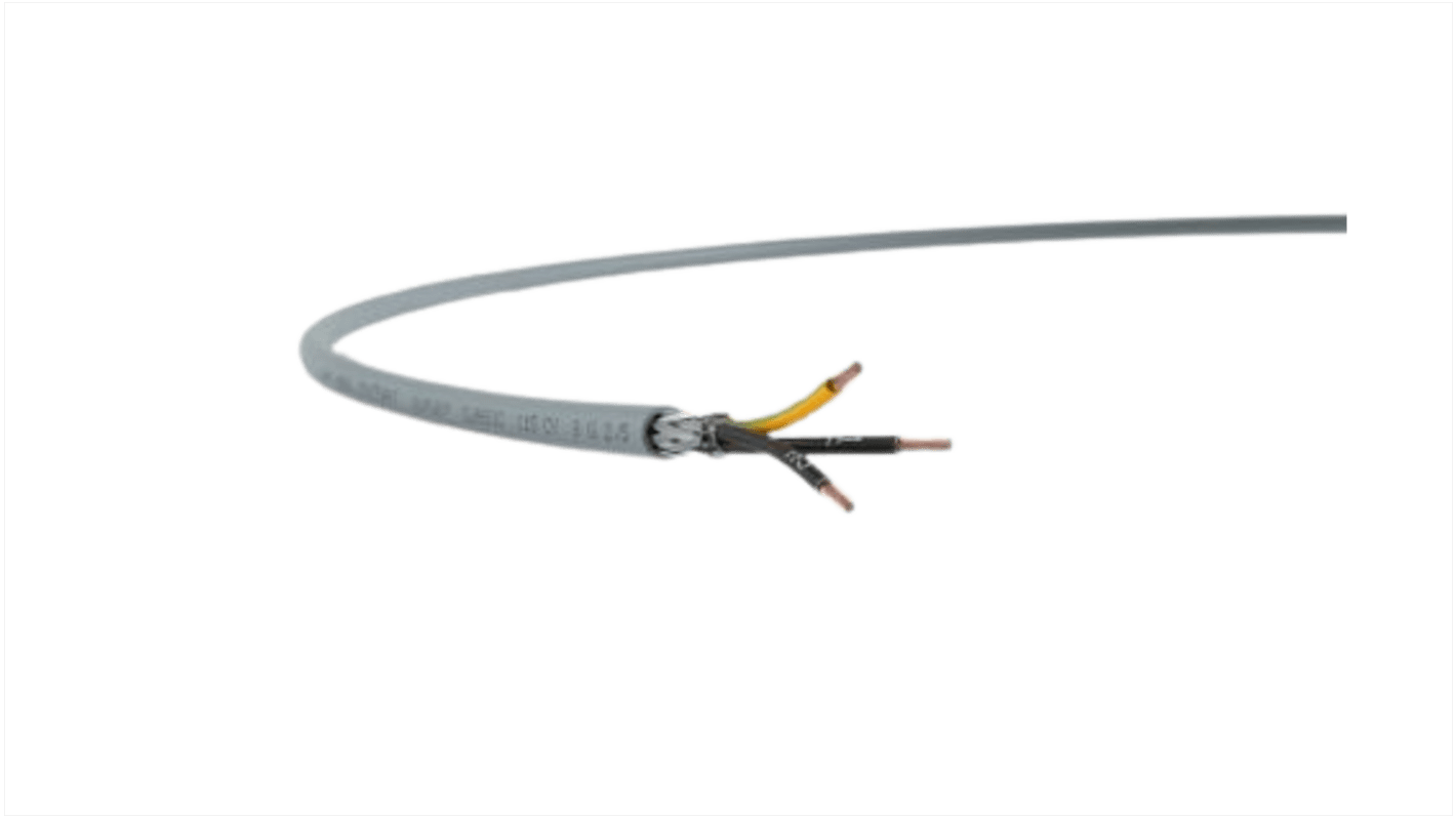 1136103 Lapp ÖLFLEX CLASSIC 115 CY Control Cable, 3 Cores, 0.75 mm²