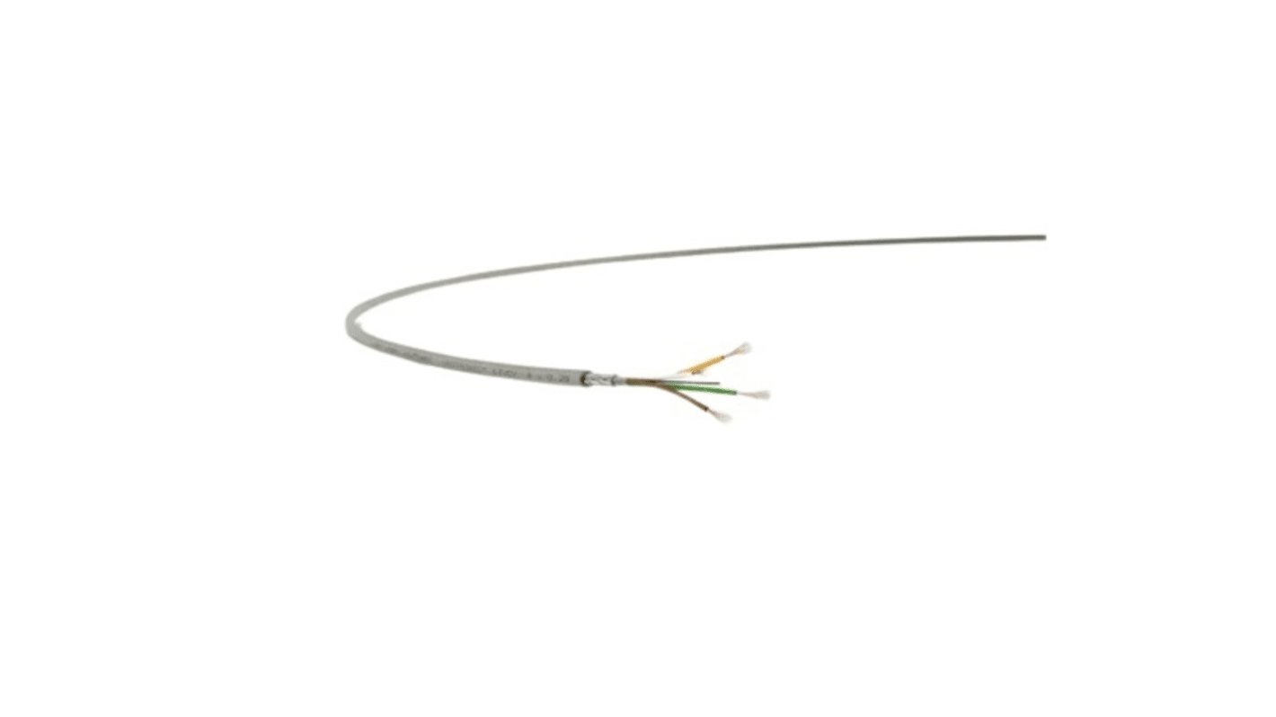 Cable de datos apantallado LiYCY Lapp UNITRONIC LiYCY de 8 conductores, 0,34 mm², 22 AWG, long. 100m, Ø ext. 7.8mm,