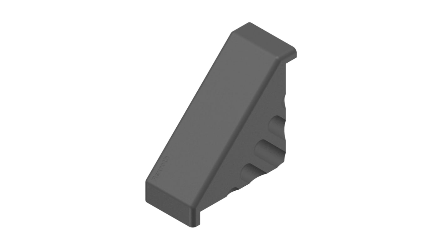 Bosch Rexroth Black Polypropylene Angle Bracket Cap, 40 x 80 mm Strut Profile, 10mm Groove