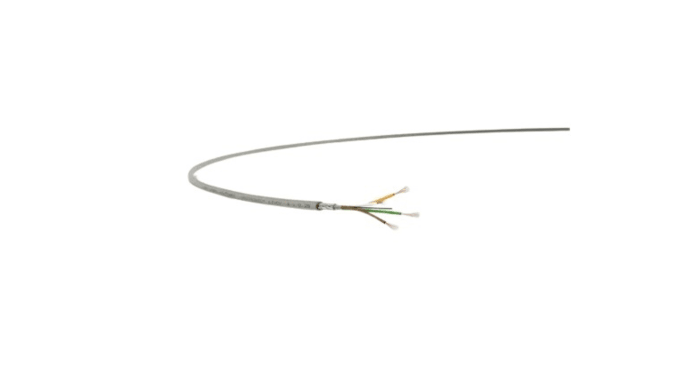 Cable de datos apantallado LiYCY Lapp UNITRONIC LiYCY de 16 conductores, 0,34 mm², 22 AWG, long. 100m, Ø ext. 9.4mm,