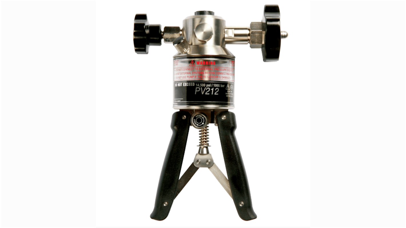 Pompe de pression Manuel, Hydraulique Druck 1m Acier inoxydable 1/4 BSP, 3/8 BSP 0.1l