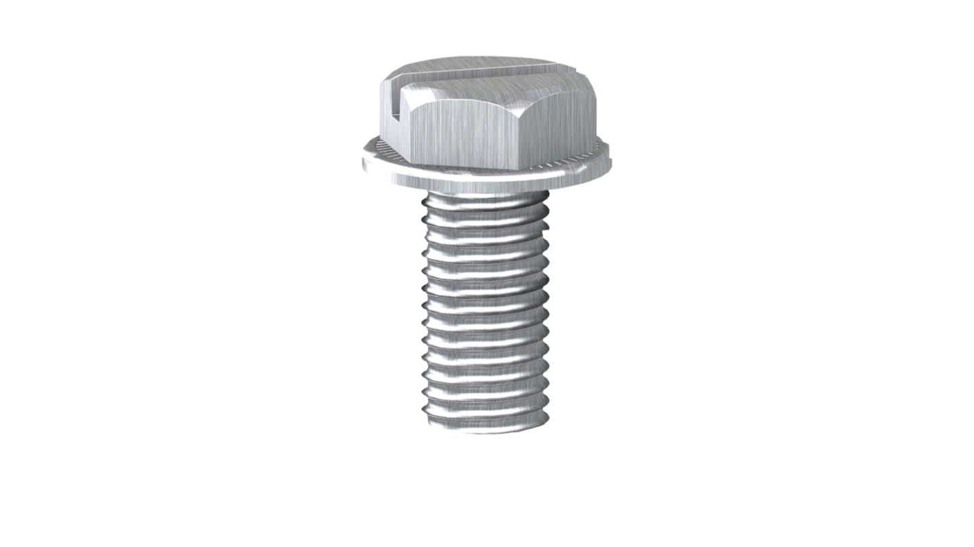 Schneider Electric Zinc Chromate Steel Hex, Hex Bolt, M5 x 12mm