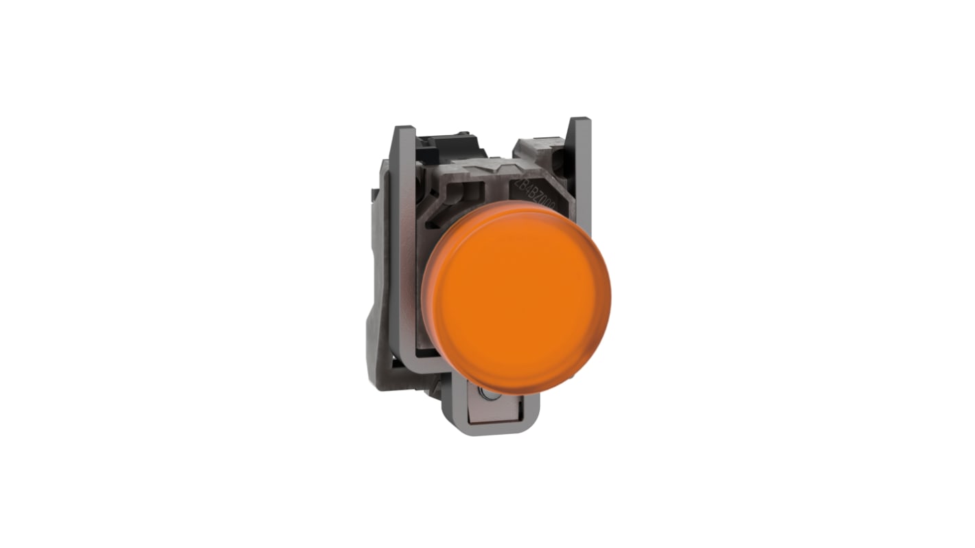 Voyant lumineux LED universelle Schneider Electric Orange 120V c.a., Ø découpe 22mm, Montage panneau, Harmony, IP66,