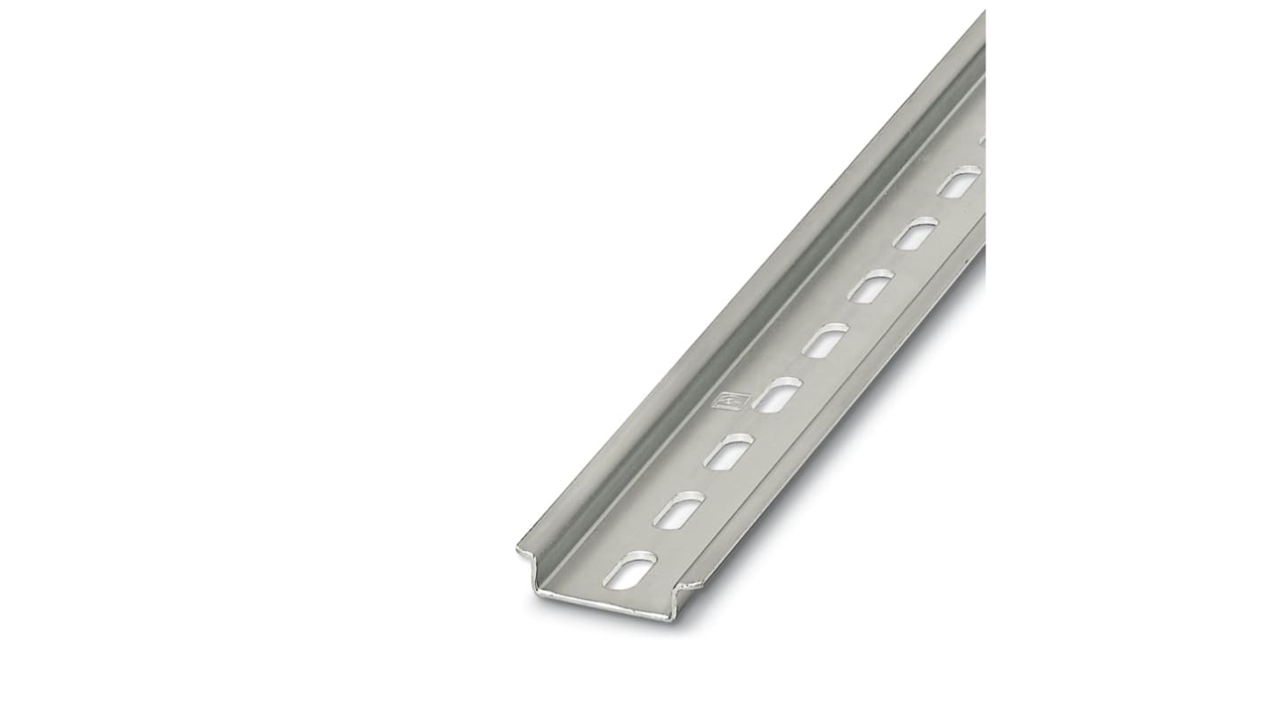 Rail DIN Phoenix Contact 1155mm x 35mm x 7.5mm, Perforé, Rail oméga en Acier