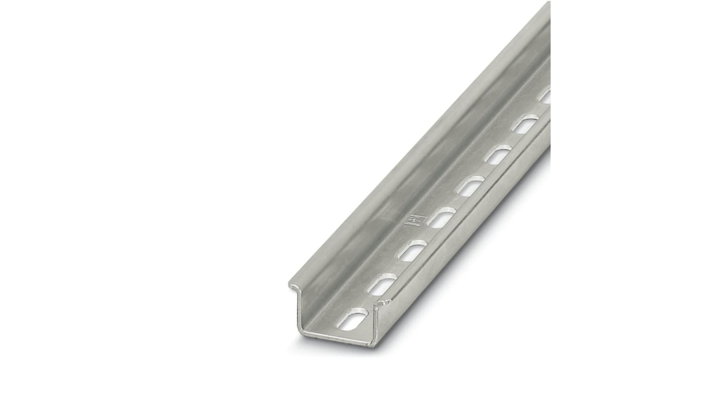 Rail DIN Phoenix Contact 755mm x 35mm x 15mm, Perforé, Rail oméga en Acier