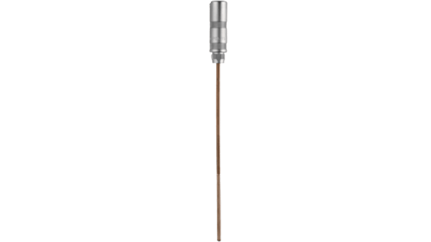 Jumo PT100 Streifensensor Widerstandsthermometer Ø 10mm x 16mm, -50°C → +180°C