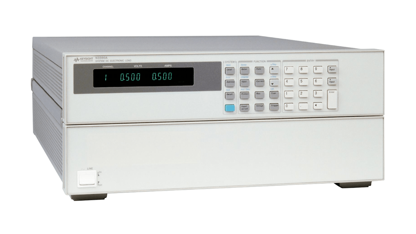 Keysight Technologies N3300 Series Electronic Load, 0 → 600 W, 6 → 60 V, 12 → 120 A