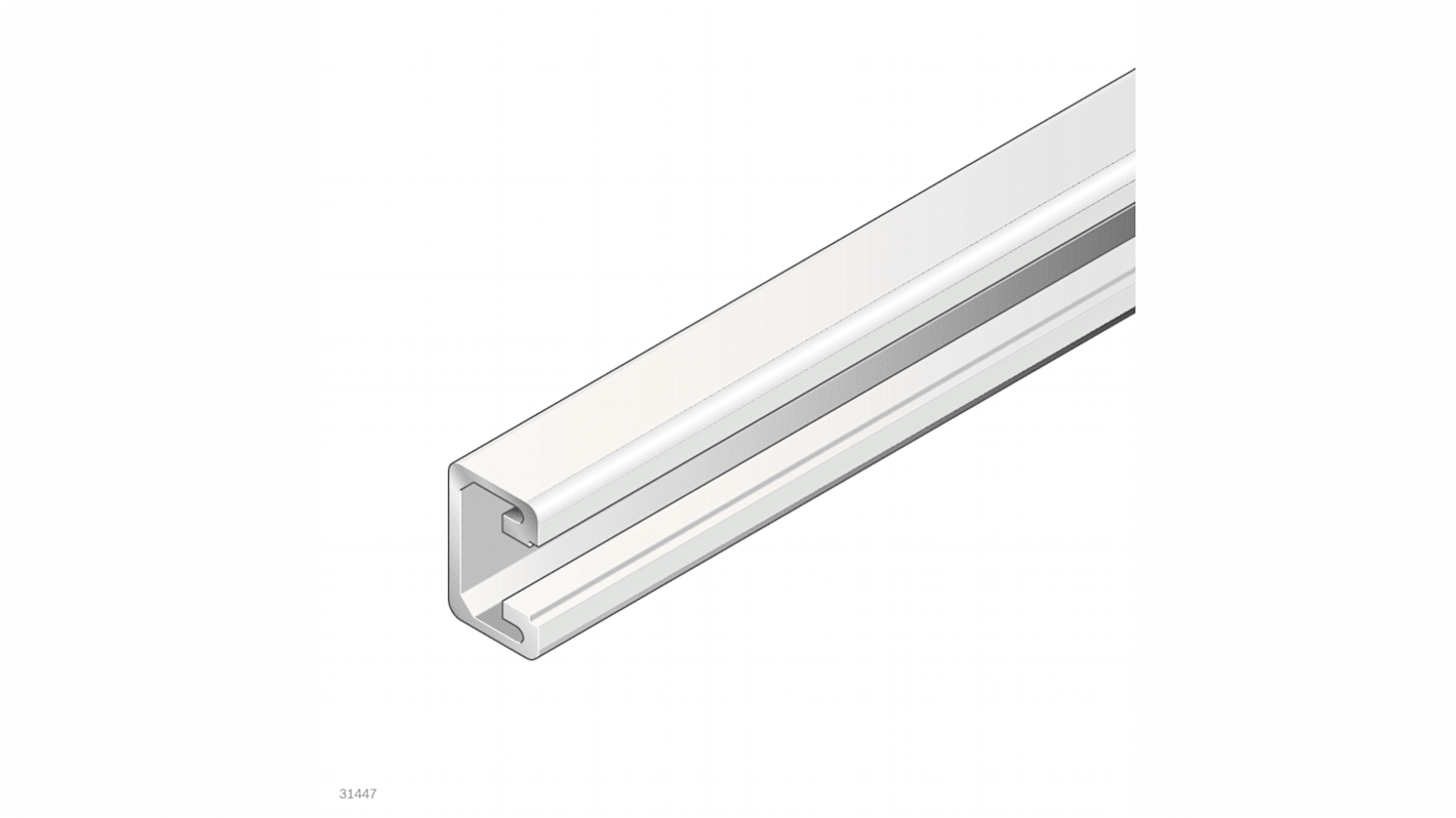 Perfil de Aluminio Plateado, perfil de 15 x 22.5 mm x 2000mm de longitud