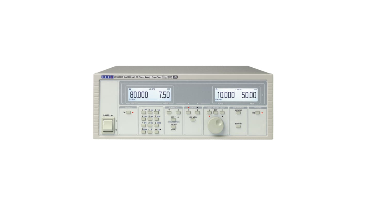 Aim-TTi QPX600DP 2-Kanal Digital Labornetzgerät 1.2kW, 0 → 80V / 0 → 50A