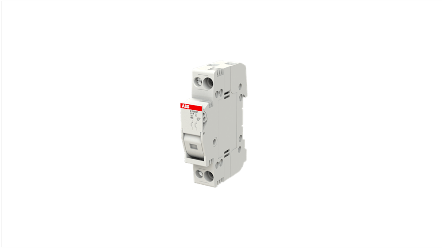 Interruptor seccionador con fusible ABB, 32A, 2P, Fusible 10 x 38mm System Pro M Compact E 90