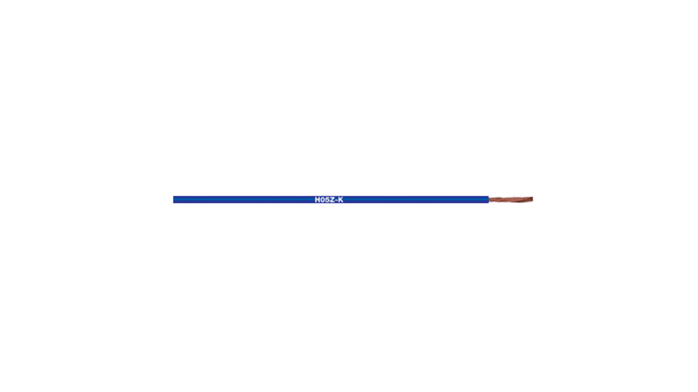 Zapojovací vodič plocha průřezu 0,75 mm², typ kabelu: Jednožilový, Černá, 500 V 100m H05Z-K 18 AWG Lapp 2491B