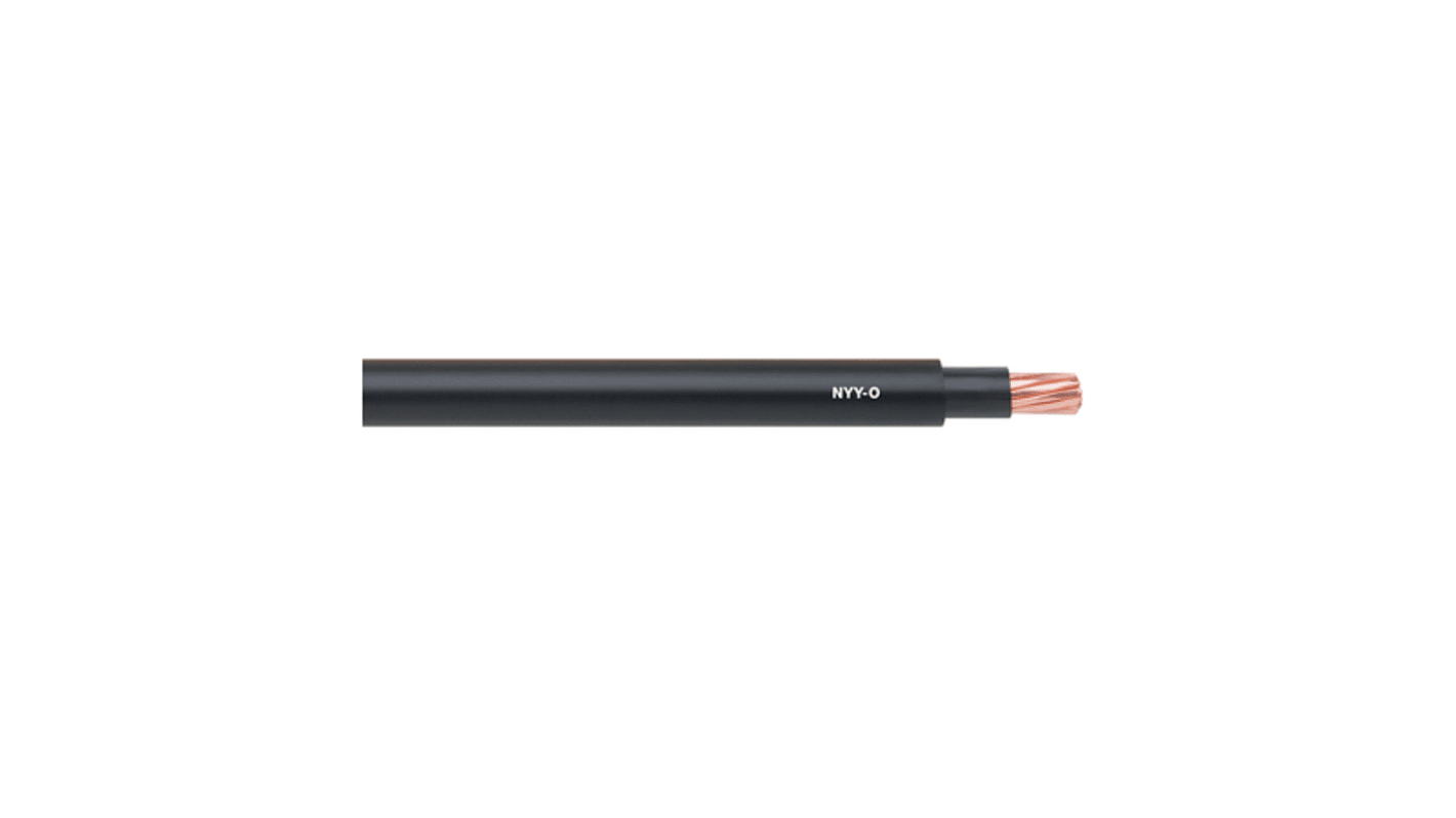 Câbles d'alimentation Lapp 3G2,5 mm², 50m Noir, Retardant à la flamme
