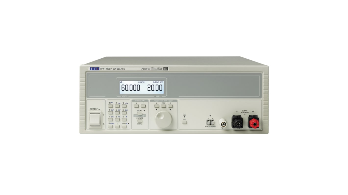 Aim-TTi QPX Series Digital Bench Power Supply, 0 → 60V, 0 → 50A, 1-Output, 1.2kW