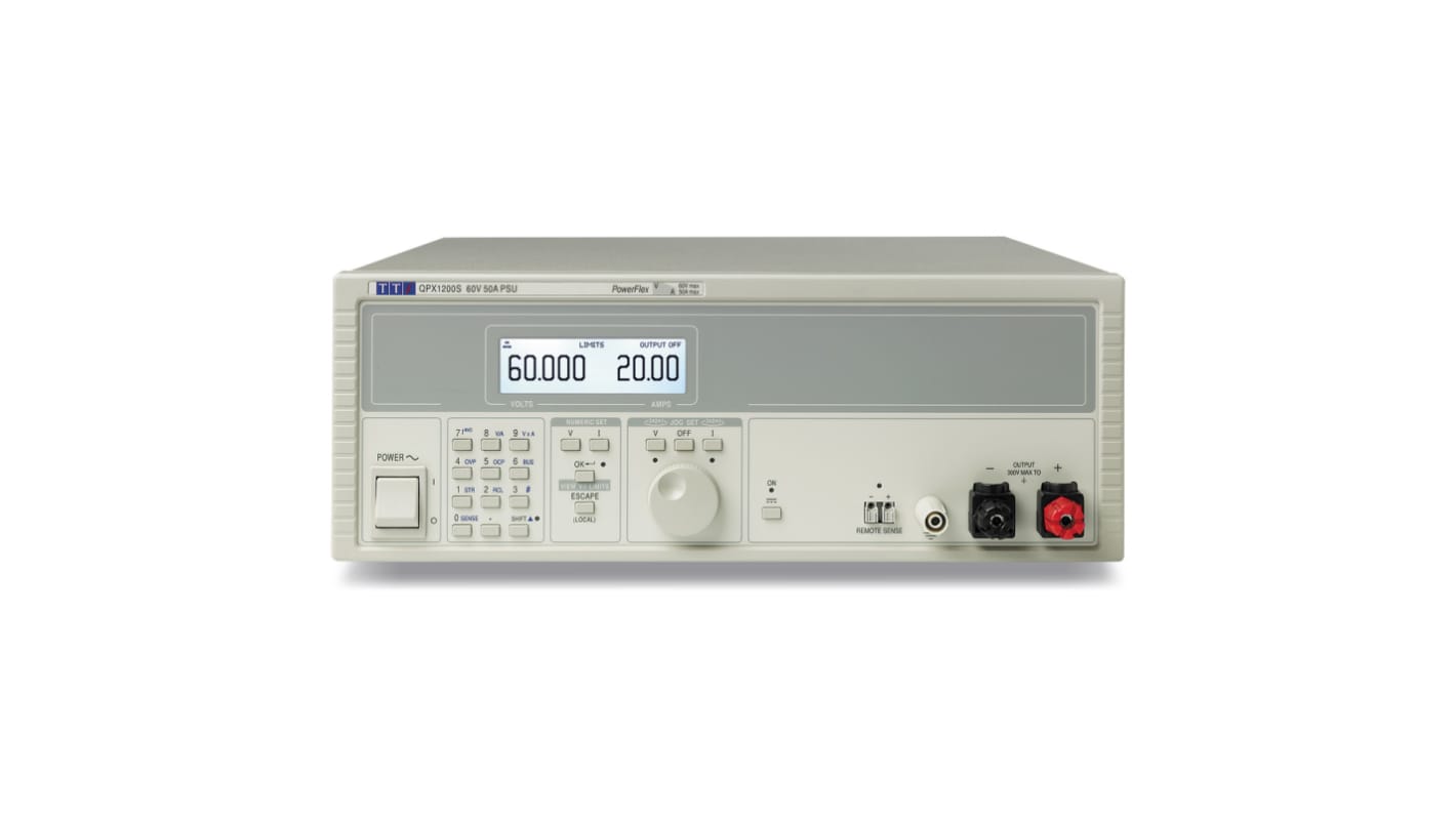 Fuente de alimentación Aim-TTi QPX1200S, 1 salida, 0 → 60V, 0 → 50A, 1.2kW