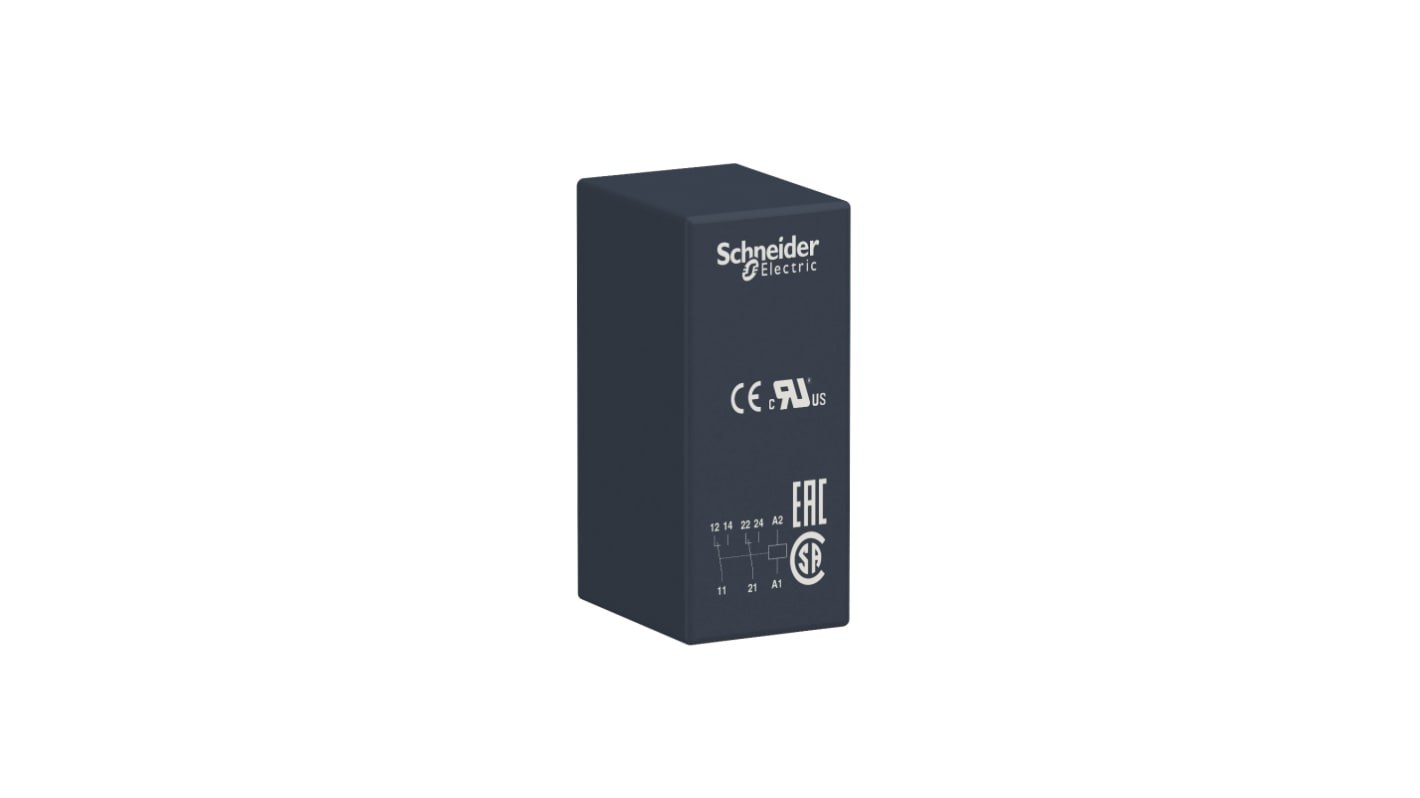 Schneider Electric パワーリレー 24V dc, 2c接点 基板実装タイプ