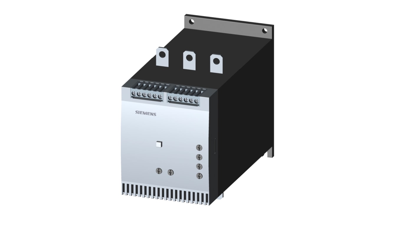 Siemens Soft Starter, Soft Start, 75 kW, 400 V ac, 3 Phase, IP00