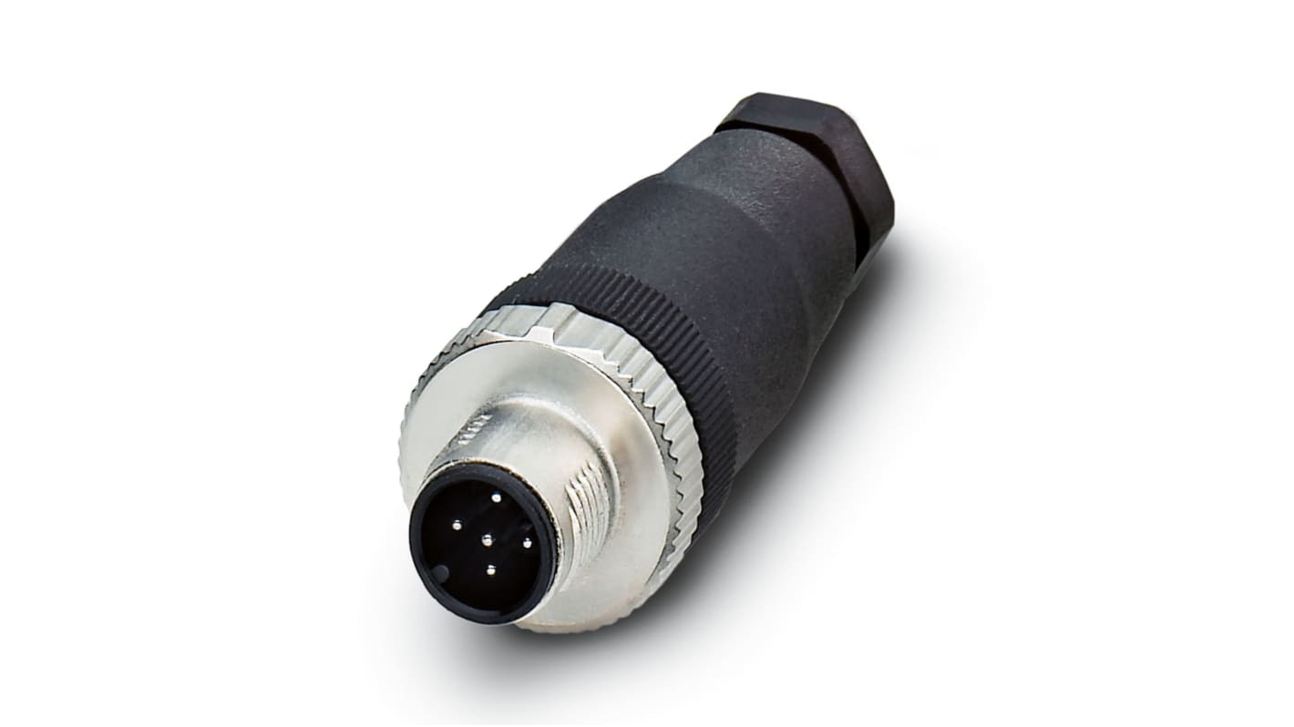 Phoenix Contact Circular Connector, 5 Contacts, Cable Mount, M12 Connector, Plug, Female, IP67, SACC Series