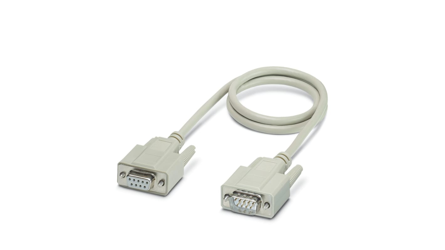 Phoenix Contact D-Sub D-Sub Serial Cable, 2m PVC