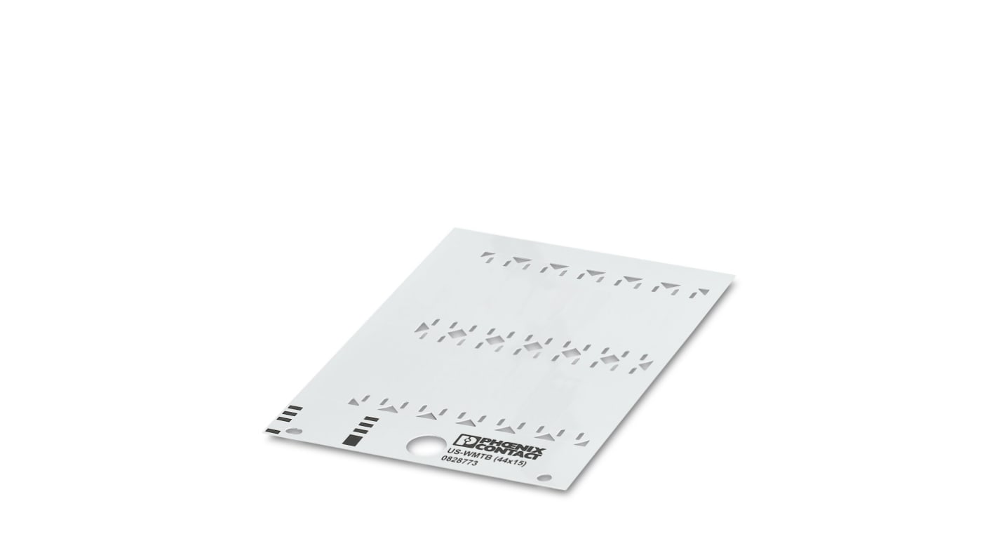 Phoenix Contact, US-WMTB Cable Marker for use with Modular Terminal Block